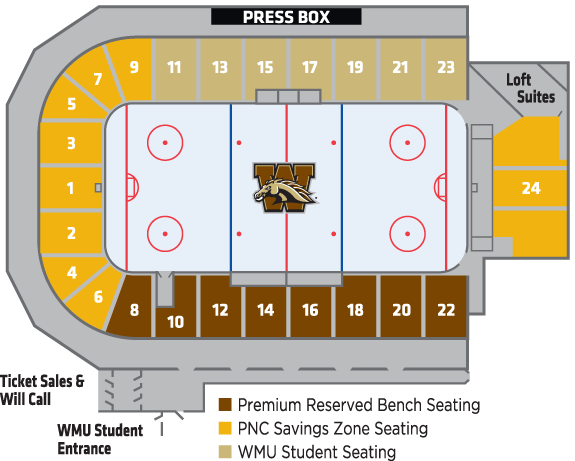 Waldo Stadium Seating Map - Western Michigan University Athletics